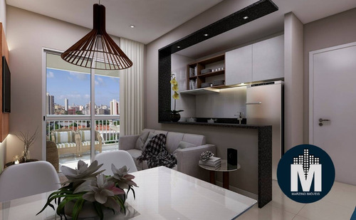 Imagem 3 de 11 de Apto De 2 Dorms 43m² À 46m², Churrasqueira A Carvão Na Varanda - Umuarama - Lm201