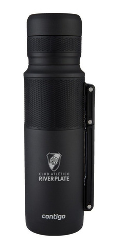 Termo Oficial River Plate Black 1200ml Con Pico Matero 360°