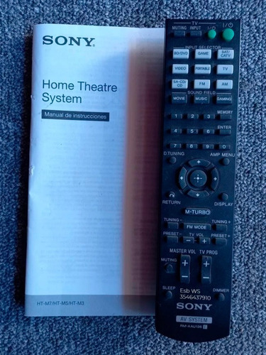 Sony Muteki 1835 W 5.2 Hdmi Home Theater Igual A Nuevo!!