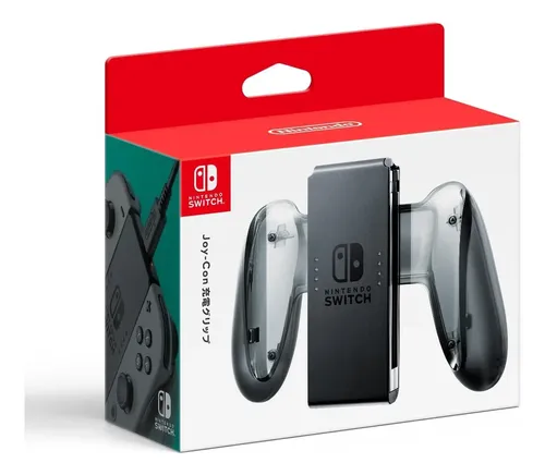 Charging Grip Joy-con Para Nintendo Switch Color Negro