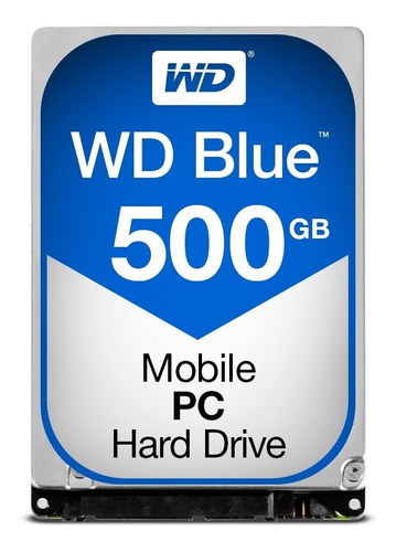 Disco Duro Wd 2.5  500gb Wd5000lpcx Blue 7mm 5400 Rpm 16mb