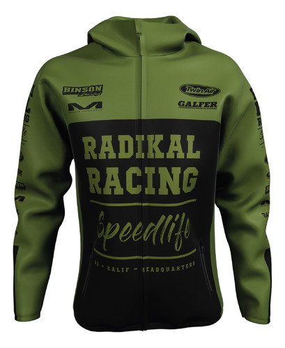 Campera Casual Squadron Radikal Racing Motocross/atv