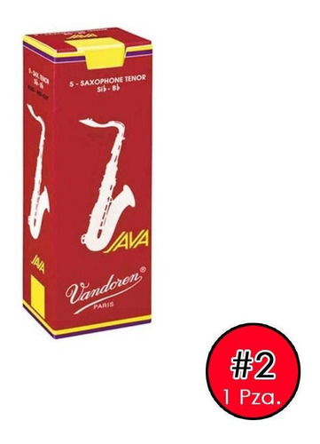 Caña No. 2 (1 Pza) Para Sax Tenor Vandoren Java Filed-r Sr27