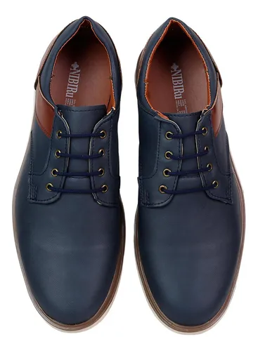 Sapato oxford cheap masculino azul