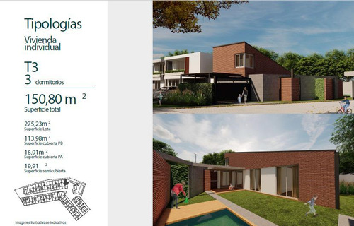 Casa En Housing Las Veras Duplex De 2 Dormitorios Con Patio Valle Escondido