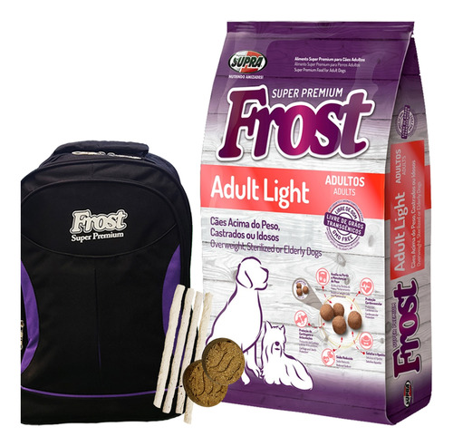 Frost Perro Adulto Light Senior 15 Kg + Contenedor + Envío