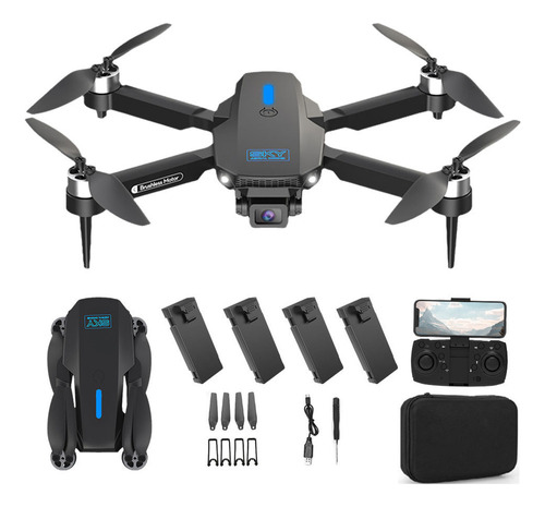 1 Dron Profesional Ls-e88 Con Cámaras Duales + 4 Baterías