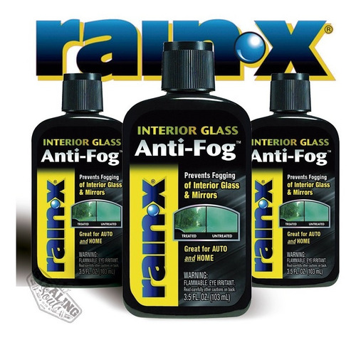 Imagen 1 de 10 de Rain X | Anti - Fog | Anti Empañante Vidrio / Espejo | 104ml