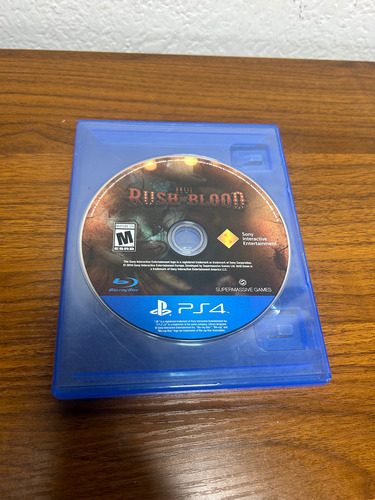 Until Dawn Rush Of Blood Ps4 Original (Usado)