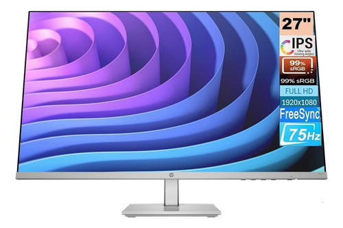 Monitor Hp M27h Fhd Ips Vga Hdmi, Altura Ajustable
