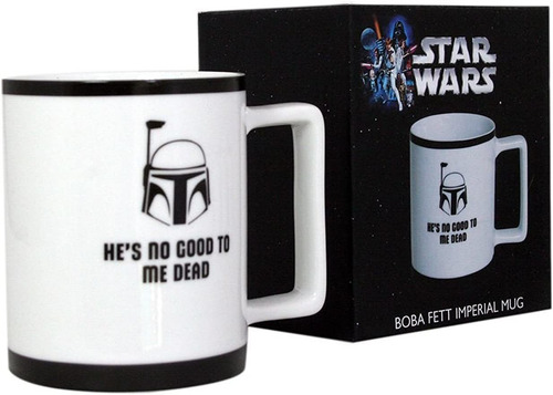 Taza Star Wars Boba Fett Imperial De Porcelana Para Café, 10