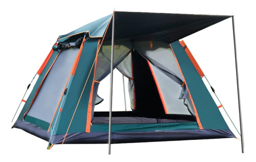 Barraca Camping Acampamento Joyfox 3 Pessoas Automática Grande Varanda 135 Cm X 210 Cm X 210 Cm