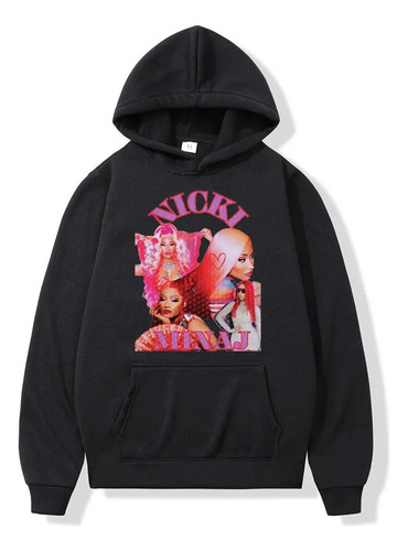 2024 Sudadera Con Capucha Con Estampado Estético De Nicki Mi