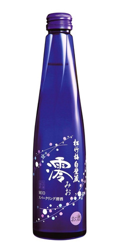 Imagen 1 de 4 de Sake Mio Sparkling (sake Mineralizado) 300ml