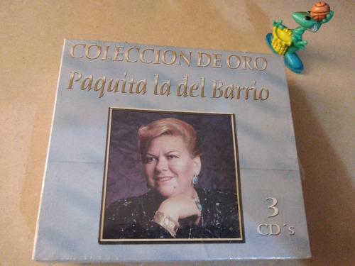 Cd Paquita La Del Barrio Colección De Oro 3 Cds