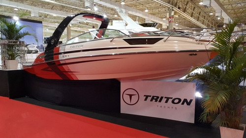Imagem 1 de 12 de Lancha Triton 25 Pés Cabinada - Ñ Fs230 Focker255 Nx Ventura