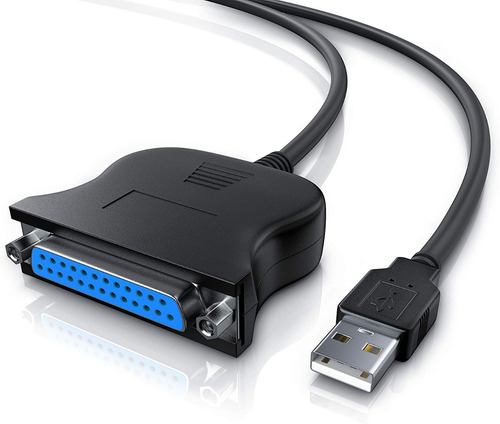 Cable Adaptador Usb A Puerto Paralelo Impresora Db25 Hembra