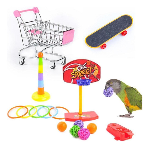 Juguetes, Compras, Adiestramiento De Aves, Periquito Agaporn