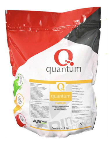 Quantum Flower Npk. 5-22-22 Especialfloración 5kg Agrinova