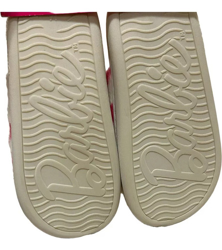 Pantufla Barbie Mattel 15898 Color Beige Original