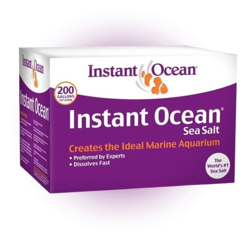 Sal Marinho Tetra Aquario - Instant Ocean Sea Salt 19kg 526l