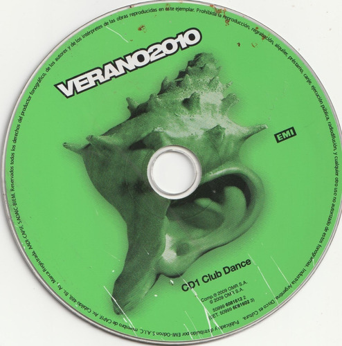 Verano 2010 (2010) Solo Cd 1 Sin Tapa 