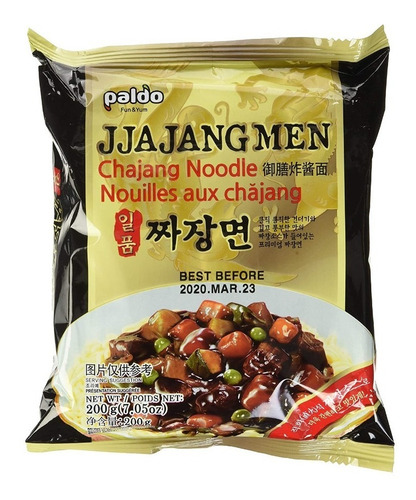 Imagen 2 de 5 de Paldo Jjajang Men X 4un - Ramen Coreano Premium