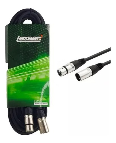 Cable De Micrófono Lexsen Xlr-6mt Canon - Canon 6 Metros