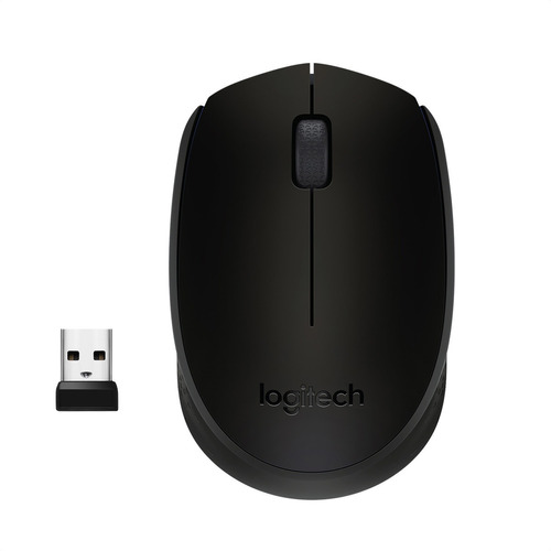 Logitech M170, Mouse Inalámbrico, Cómodo Y Portátil, Win Mac