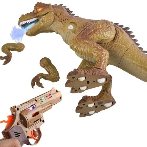 Juguete Dinosaurio Y Pistola Con Sonido Y Luz
