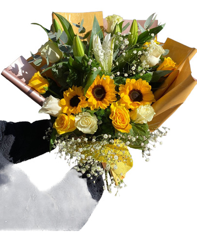 Ramo Flores Amarillas Premium - Flores A Domicilio