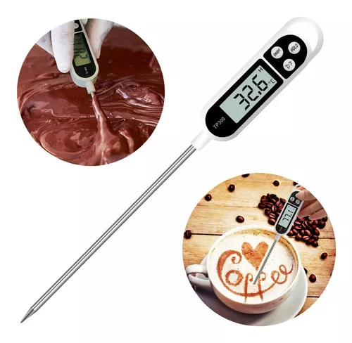 No esencial de madera microscopio Termómetro De Cocina Digital Alimentos Líquidos Bebidas Chef | MercadoLibre