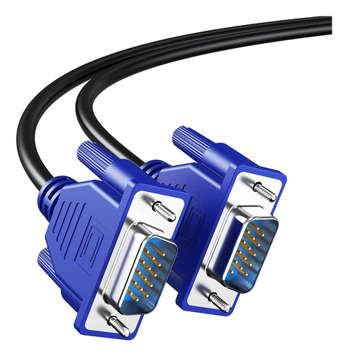 Cable Vga A Vga 1.5 M, Alta Resistencia 15 Pin Monitores