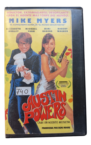 Austin Powers De Mike Myers Vhs Original *