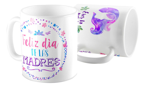 Taza Ceramica Dia De La Madre Eres La Mejor Mama