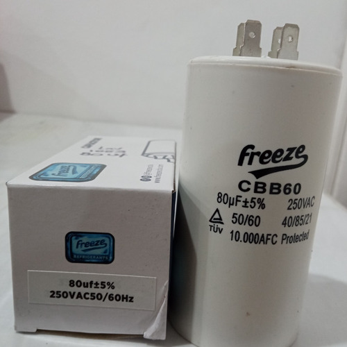 Imagen 3 de 3 de Capacitor Bomba De Agua 80mf 250v