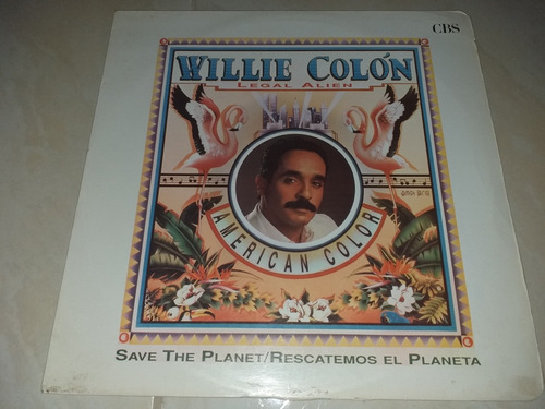 Willie Colón American Color Cbs Colombia Lp 1990