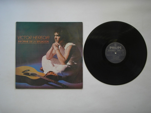 Lp Vinilo Victor Heredia Informe De La Situacion Col 1985