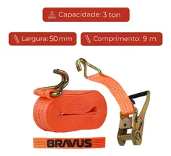 Comprar 20 Kit Catraca Cinta Amarração 3 Toneladas 9 Metros 50mm no Mercado Livre