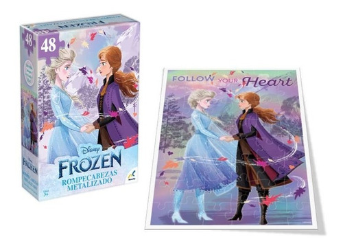 Rompecabezas Foil 48 Piezas Frozen Novelty