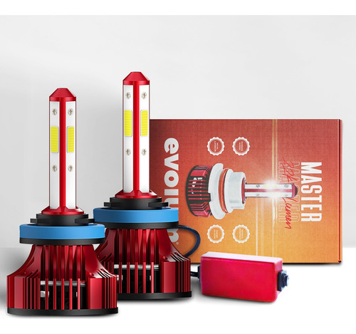 Foco Led Evolum Master Para Vehículos H1 H7 H11 9005 9006 H7