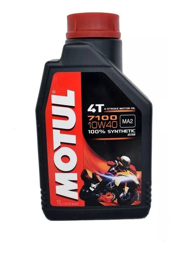 Aceite Motul 7100 10w40 4t 100% Sintetico