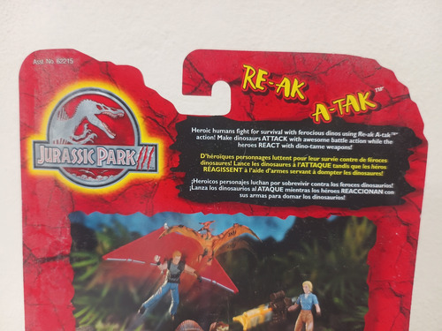 Billy Brennan & Pteranodon Jurassic Park 3 Hasbro 2001 (Usado)
