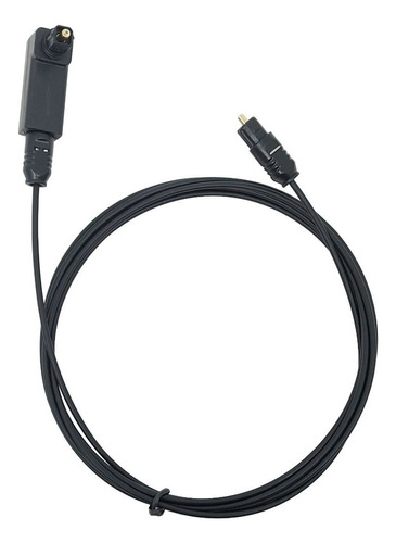 Cabo Spdif Toslink Óptico 2 Mt + Adapt 90° Em L P/ Tv,led