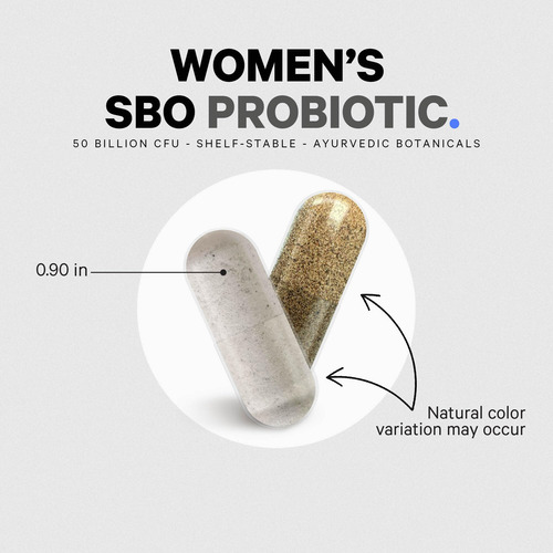 Suplemento Probiótico Codeage Women 50 Billion Crus 60 Caps