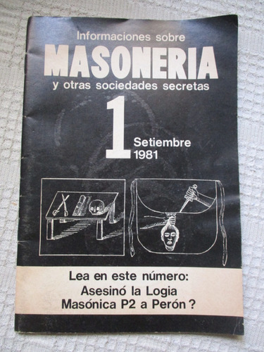 Informaciones Sobre Masonería Y Otras Sociedades Secretas N1