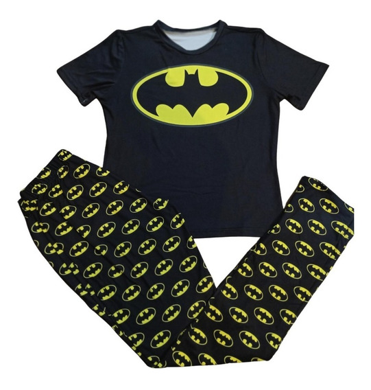 Pijama Dama Juvenil Batman Superheroes Envío gratis