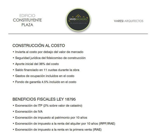 Imagen 17 de 20 de Constituyente Plaza (410b) - Venta Apartamento Monoambiente En Cordón Sur - Vivienda Promovida - Estrena 2023!