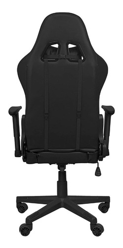 Silla de escritorio Balam Rush Lighting Rush gamer ergonómica negra