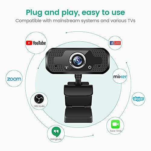 Camara Full Hd Microfono Usb 1080p 30fps Ordenador Para